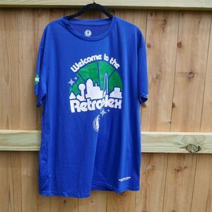 Dallas Mavericks Retroplex Blue Short Sleeve T-shirt  Mens XL Mavs Trail Blazers